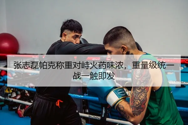 张志磊帕克称重对峙火药味浓，重量级统一战一触即发